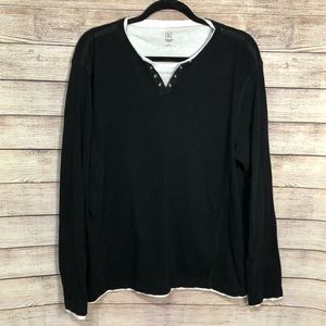 INC | Layered Henley Tee